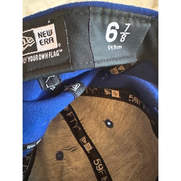 Toronto Blue Jays MLB New Era 59Fifty Cap Size 6 7/8 Blue Authentic On-Field Hat - Picture 5 of 7